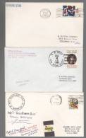Bahamas 1965-80 3 Ship Covers USA Stamps SOTHERN SUN, BAHAMA STAR - 1963-1973 Ministerial Government