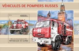 Guinea. 2013 Russian Fire Engines. (116b) - Camions