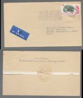 Bahamas 1971 Airmail Cover To USA 15c Stamp Late Isssue White Paper - 1963-1973 Autonomia Interna