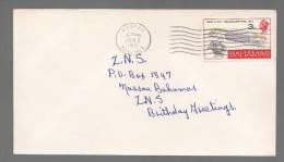 Bahamas 1971 Airmail Cover Local Use UPU Stamp - 1963-1973 Autonomia Interna