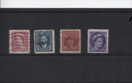 CANADA Nice Collection Perfins 4 Low Start At 0.10€ Each Perforations - Perforadas