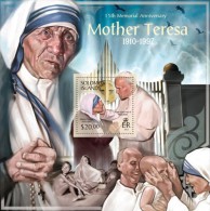 Solomon Islands. 2013 Mother Teresa. (313b) - Madre Teresa