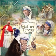 Solomon Islands. 2013 Mother Teresa. (313a) - Madre Teresa