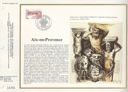 France - Cef 642 - Aix En Provence - 1er Jour 19.06.82 Aix En Provence - Illust. Claude Durrens - T.2194 - Brieven En Documenten