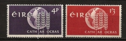 Irlande Eire 1963 N° 157 / 8 ** Campagne Contre La Faim, Famine, Agriculture, Blé, Céréale, Espace, Terre, Planète Bleue - Unused Stamps