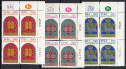 Israel - 1976 - Yvert : 614 à 616 ** - Avec TABs - Ungebraucht (ohne Tabs)