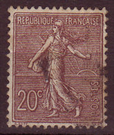 FRANCE - 1903 - YT N°  131  -oblitéré - - Usati