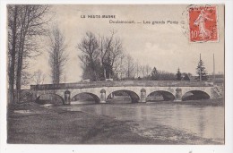 Cpa DOULAINCOURT Les Grands Ponts - Doulaincourt