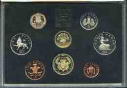 Grande-Bretagne Great Britain Coffret Officiel Proof BE PP 1 Penny à 2 Livres 1986 Jeux Du Commonwealth KM PS49 - Mint Sets & Proof Sets