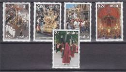 Malta Nº 1410 Al 1414 - Malta
