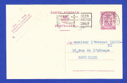 CARTE POSTALE  -- CACHET BRUXELLES - 26.XII.1939 - Briefkaarten 1934-1951