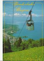 AUSTRIA  - POSTCARD - BREGENZ WITH CABLEWAY   ADDR TO SWITZERLAND W 1 ST OF5  S RUBBER STAMP OF BERGHAUS -PFANDER - BREG - Bregenz