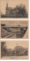 59  Feignies -  LOT DE 3 CARTES :  L'Eglise,Le Nouveau Pont, La Passerelle,  Voir Scan - Feignies