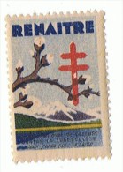 1930 Environ  - VIGNETTE - Tuberculose - RENAITRE  - - Antituberculeux