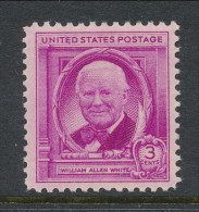 USA 1948 Scott 960, William Allen White Issue, MH (*) - Nuovi