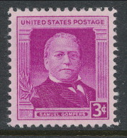 USA 1950 Scott 988. Samuel Gompers Issue, MH (*) - Unused Stamps