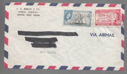 Barbados 1958 Airmail Cover To USA - Barbades (...-1966)
