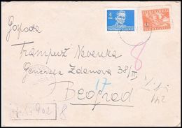Yugoslavia 1946, Registred  Cover Dubrovnik To Beograd - Brieven En Documenten