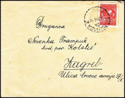 Yugoslavia 1949, Cover Ljubljana To Zagreb - Briefe U. Dokumente
