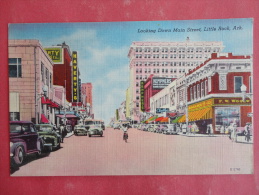 Little Rock,AR--Looking Down Main Street--not Mailed--PJ 174 - Andere & Zonder Classificatie