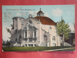 Birmingham,AL--Five Points Methodist Church--cancel 1910--PJ 175 - Sonstige & Ohne Zuordnung