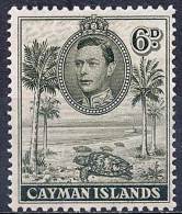 CAYMAN ISLANDS 1938 GEORGE VI / TURTLE  SC#107a//SG#122 FRESH MNH CV$15 (DEL06) - Tortues