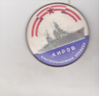 USSR - Russia - Battleships Pin Badges - Battlecruiser - Kirov - Barcos