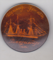 Russia - Battleships Pin Badges - Steamer Frigate Vladimir (1848) - Barcos