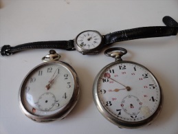 LOT DE 3 MONTRES GOUSSET - Montres Gousset