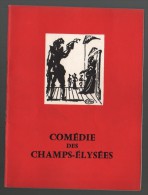 Programme Comédie Des Champs-Elysées - Années 60 -   Des Souris Et Des Hommes - Cassot Barbier Villé - Programas