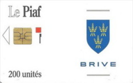 # PIAF FR.BRI1 BRIVE - Coat Of Arms - Tres Bon Etat - - Parkeerkaarten