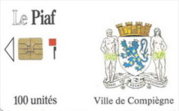 # PIAF FR.COM2 COMPIEGNE - Coat Of Arms - Tres Bon Etat - - Parkeerkaarten