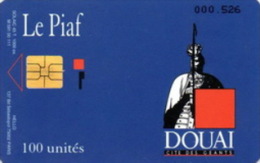 # PIAF FR.DOU3 DOUAI - City Logo - Printing Laser Batch Number  - Tres Bon Etat - - Parkeerkaarten