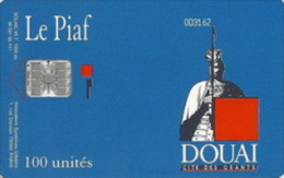 # PIAF FR.DOU5 DOUAI - City Logo - Engraved Laser Batch Number And Danton Street  - Tres Bon Etat - - Parkeerkaarten