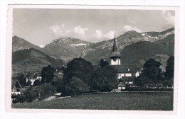 CH2341      AESCHI : Kirche Und Die Alpen - Aeschi