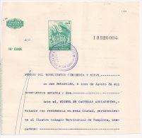 España, Timbre Del Estado 5 Pts. Verde (lote Bis) - Revenue Stamps