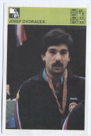Table Tennis - JOSEF DVORACEK, Svijet Sporta Cards - Table Tennis