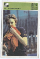 Table Tennis - JILL HAMMERSLEY, Svijet Sporta Cards - Table Tennis