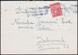 Yugoslavia 1951, Cover Ljubljana To Dubrovnik - Neufs
