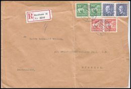 Sweden 1923, Registred Cover Stockholm To Dresden - Covers & Documents