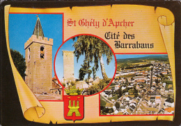 48 - Saint Chly D'Apcher : Multivues Parchemin - CPM Neuve - Saint Chely D'Apcher
