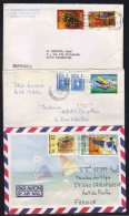 NOUVELLE CALEDONIE /  1986/91 - 3 LETTRES AVION POUR LA FRANCE (ref 1297) - Briefe U. Dokumente