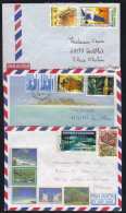 NOUVELLE CALEDONIE /  1986/91 - 3 LETTRES AVION POUR LA FRANCE (ref 3395) - Cartas & Documentos