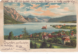 CPA,GMUNDEN,1936,POSTCARD ,CENSURED,AUSTRIA - Gmunden