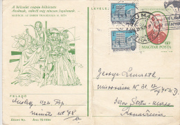 THEATRE SCENE, PC STATIONERY, ENTIERE POSTAUX, 1975, HUNGARY - Postal Stationery