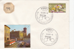BUSSES, AUTOBUS, SPECIAL COVER, 1981, GERMANY - Busses