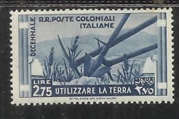 EMISSIONI GENERALI 1933 DECENNALE MARCIA SU ROMA LIRE 2,75 MNH - Emissions Générales