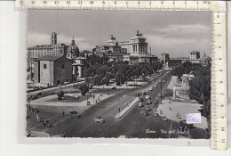 PO0771C# ROMA - VIA DELL'IMPERO - AUTO OLD CARS   No VG - Panoramic Views