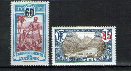 ETS DE L´ OCEANIE * N° 57-58-59 - Unused Stamps