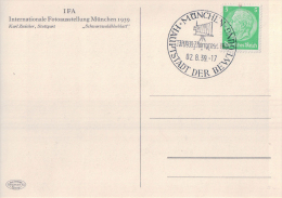 Fotoausstellung München, Stempel Kongres 2.8.39 (3883) - Muenchen
